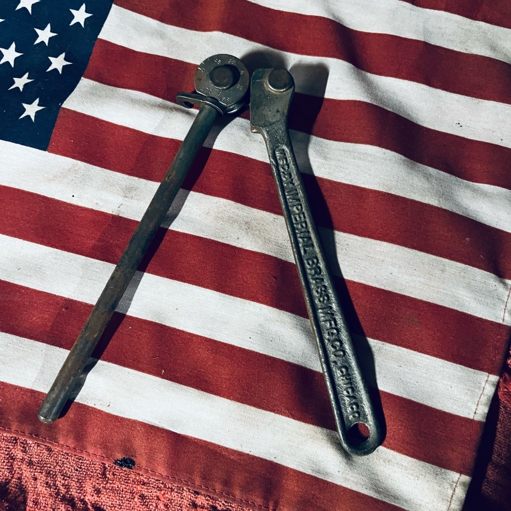Vintage Imperial Brass MFG Co Handbender Chicago